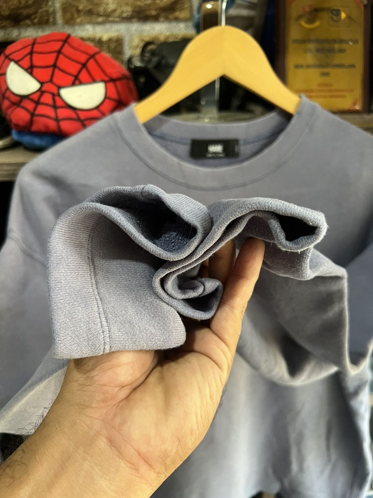 HARE 🔥Rare Sun Faded Hare Single Pocket Crewneck Sweatshirt Size US M / EU 48-50 / 2 - 9 Thumbnail