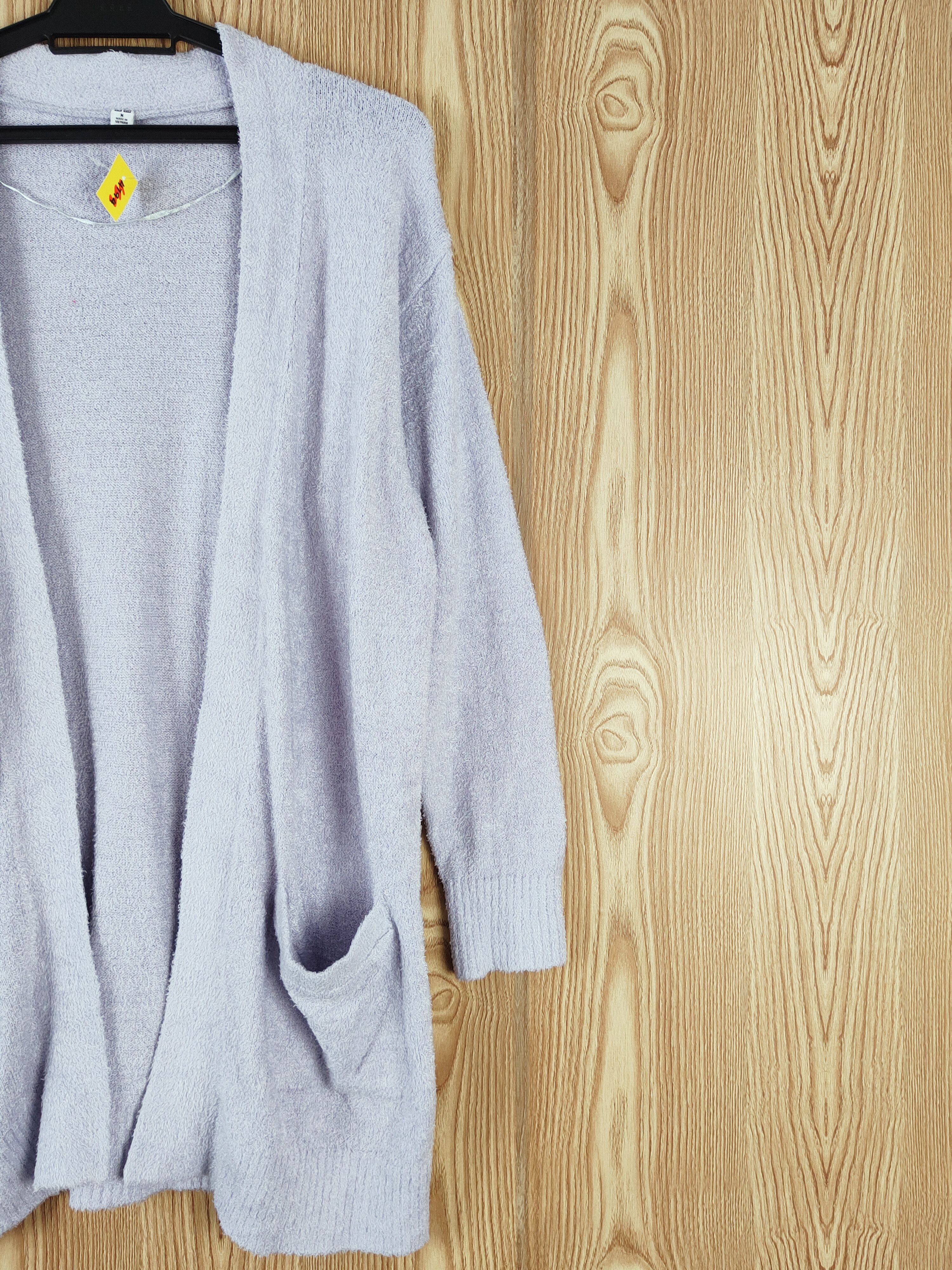 Japanese Brand Uniqlo Purple Knitwear fleece fur Cardigan #W474 Size M / US 6-8 / IT 42-44 - 5 Thumbnail