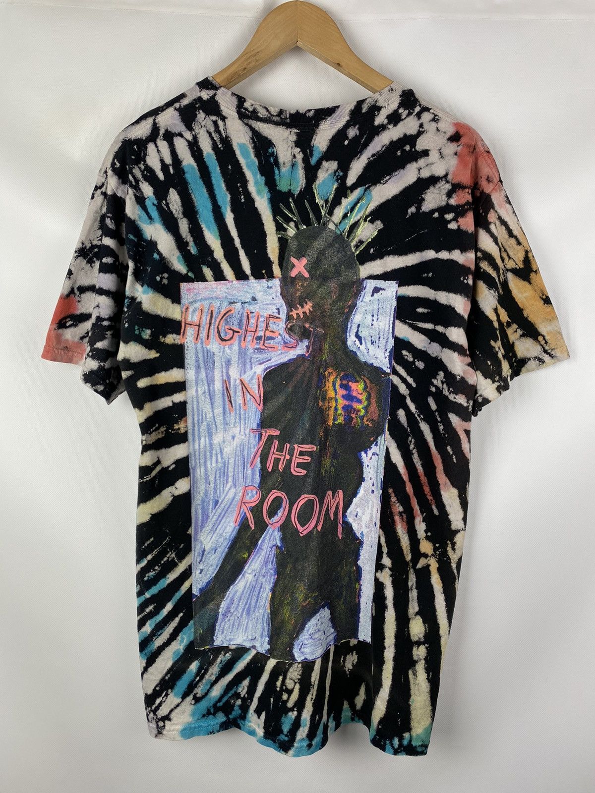 Travis Scott Cactus Jack Travis Scott Highest In The Room 2019 T Shirt Size US L / EU 52-54 / 3 - 11 Thumbnail