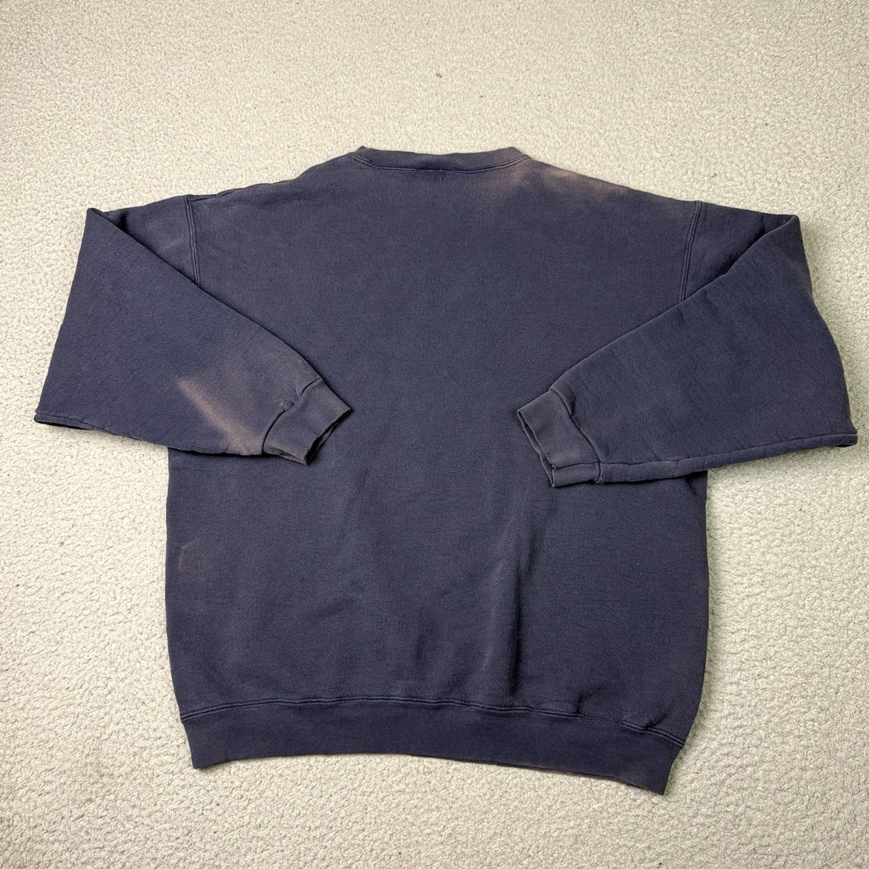 Lee VINTAGE Lee Boston Sweatshirt Mens L Blue 90s USA Heavyweight Ultraweight Fleece Pullover Crew Neck Size US L / EU 52-54 / 3 - 4 Thumbnail