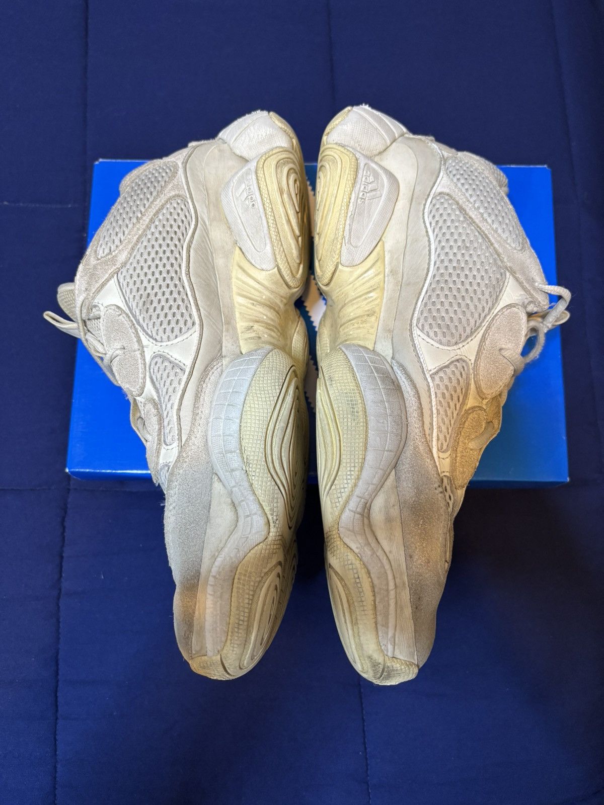 Adidas Adidas Yeezy 500 Bone White 2019 Size 13 Size US 13 / EU 46 - 4 Thumbnail