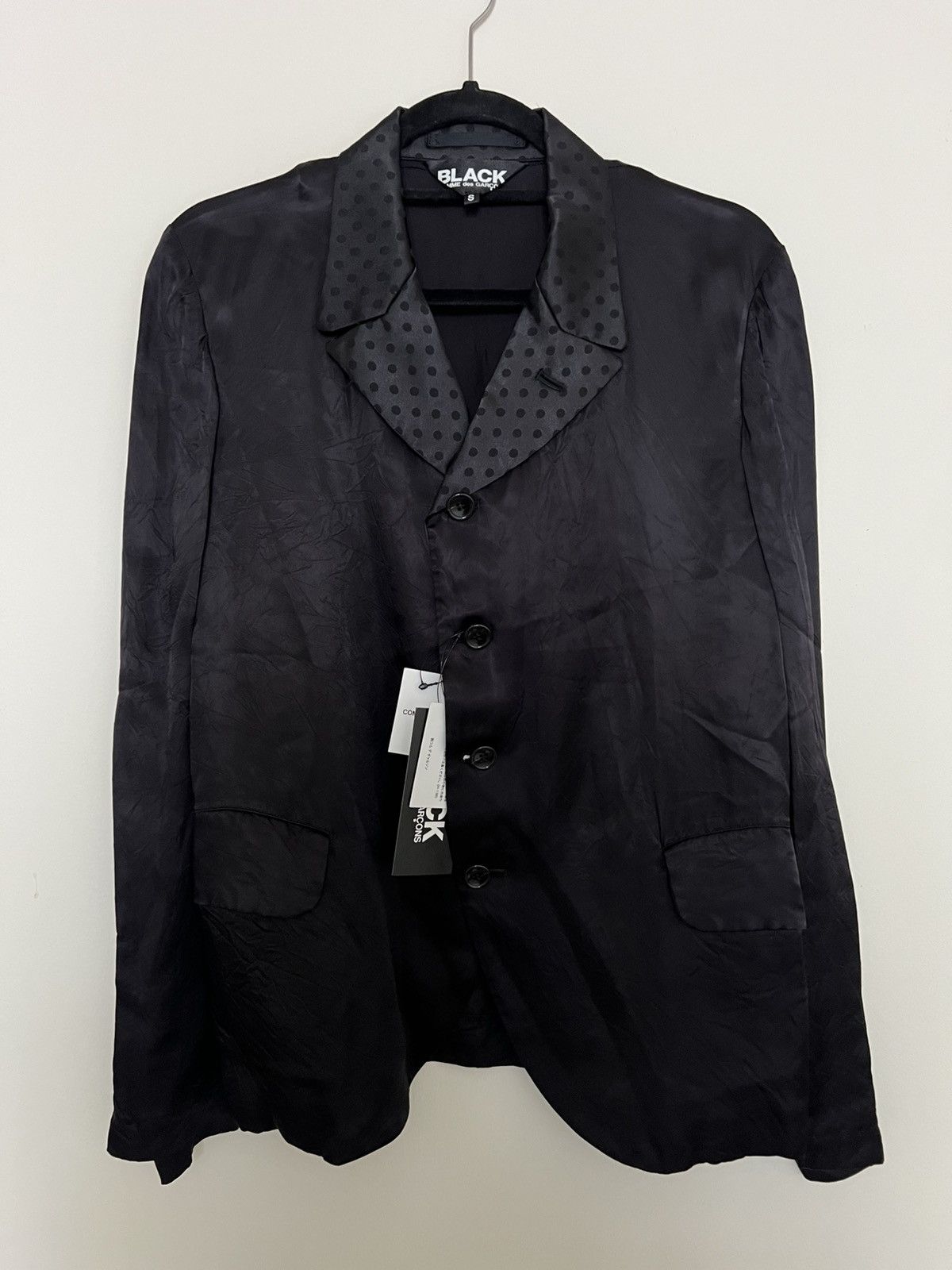 Comme des Garcons Black Comme Des Garcons Silk Blazer Size S / US 4 / IT 40 - 1 Thumbnail