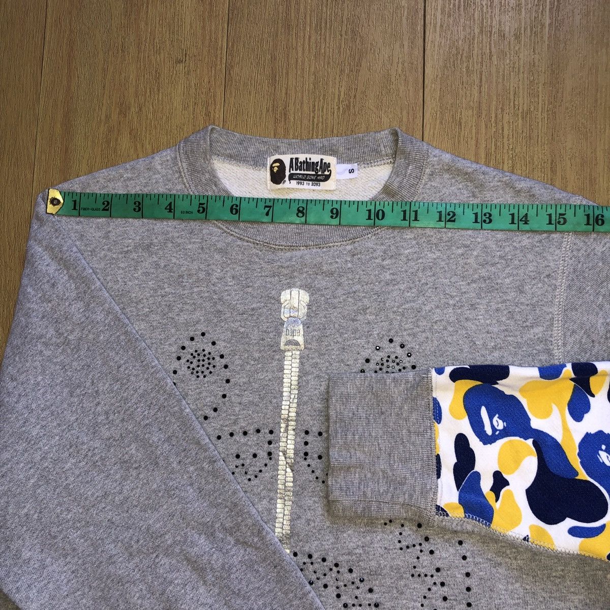 Bape Bape Shanghai Swarovski Shark Crewneck Size US S / EU 44-46 / 1 - 13 Thumbnail