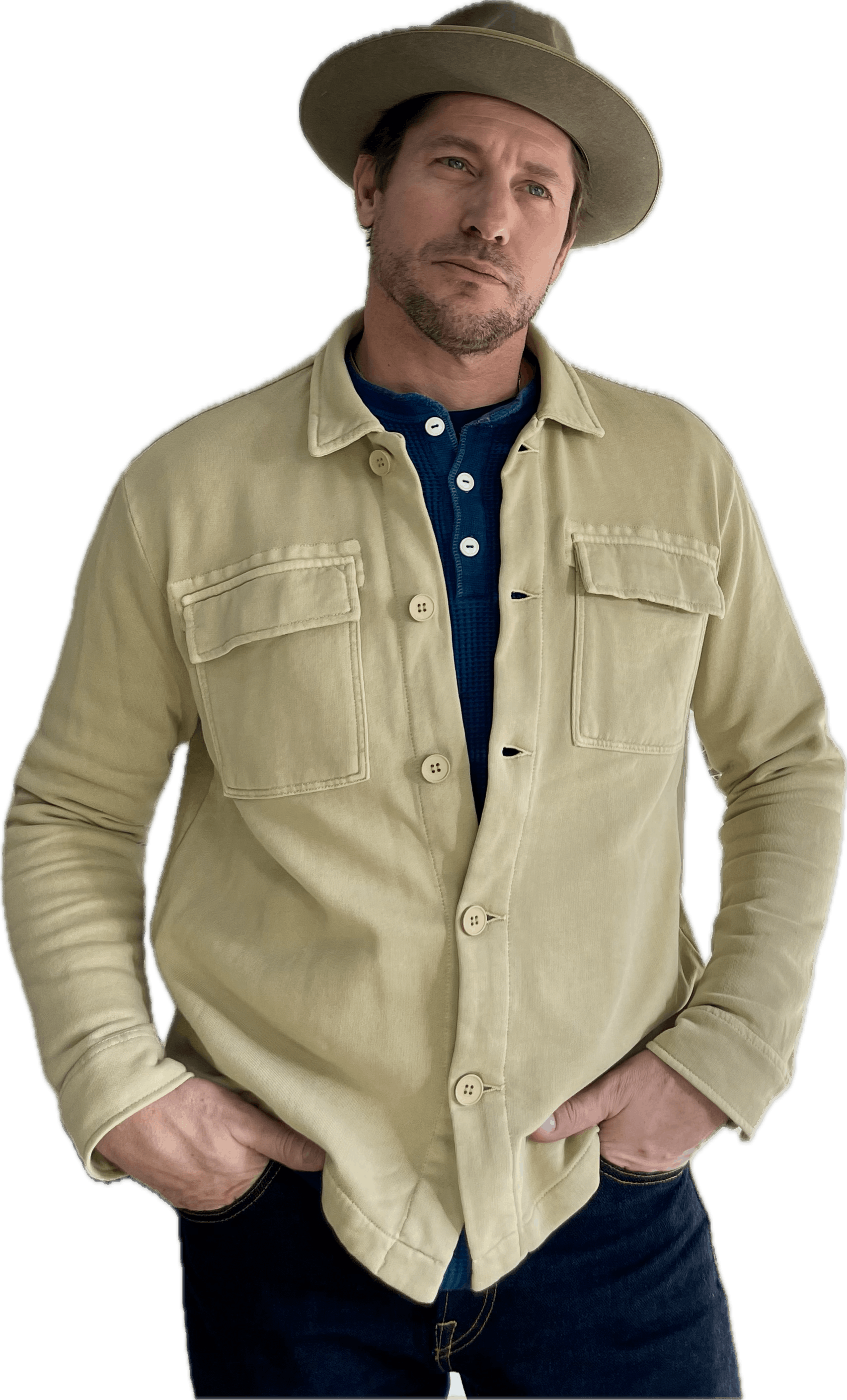 KnowledgeCotton Apparel Knowledge Cotton Apparel Overshirt Size US L / EU 52-54 / 3 - 1 Thumbnail