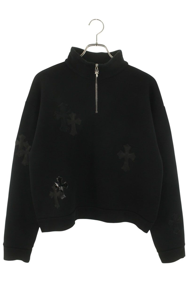 Chrome Hearts Chrome Hearts GRP Y NOT Leather Patchwork Zip-Up