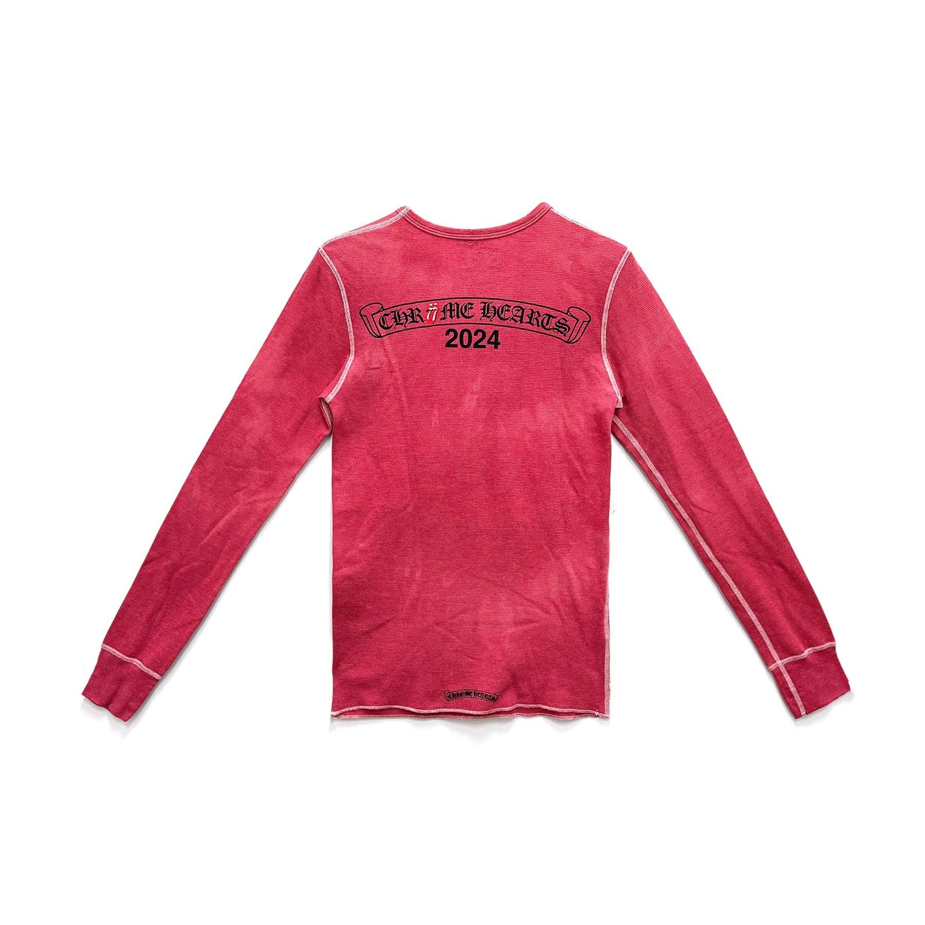 Chrome Hearts × The Rolling Stones Chrome Hearts × The Rolling Stones Waffle Long Sleeve Tee Size L / US 10 / IT 46 - 2 Thumbnail