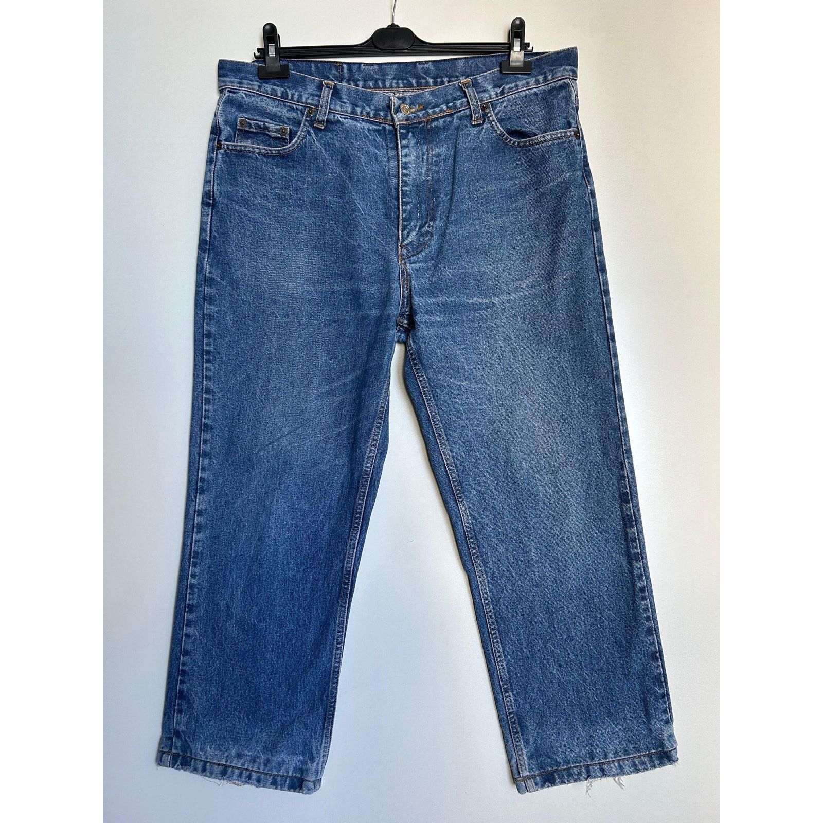 Levi's Levi's 501 W36 L32 - Distressed Vintage Jeans - Cropped Hem Size US 36 / EU 52 - 2 Thumbnail