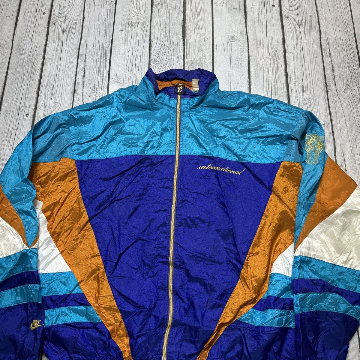 Nike × Vintage Vintage Nike International jacket Size US XL / EU 56 / 4 - 3 Thumbnail