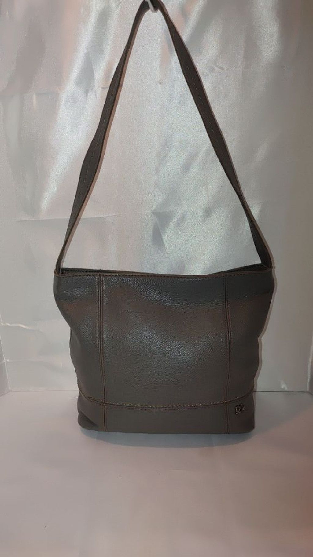 The Sak The Sak De Young Leather Hobo Bag on Slate Size ONE SIZE - 3 Thumbnail