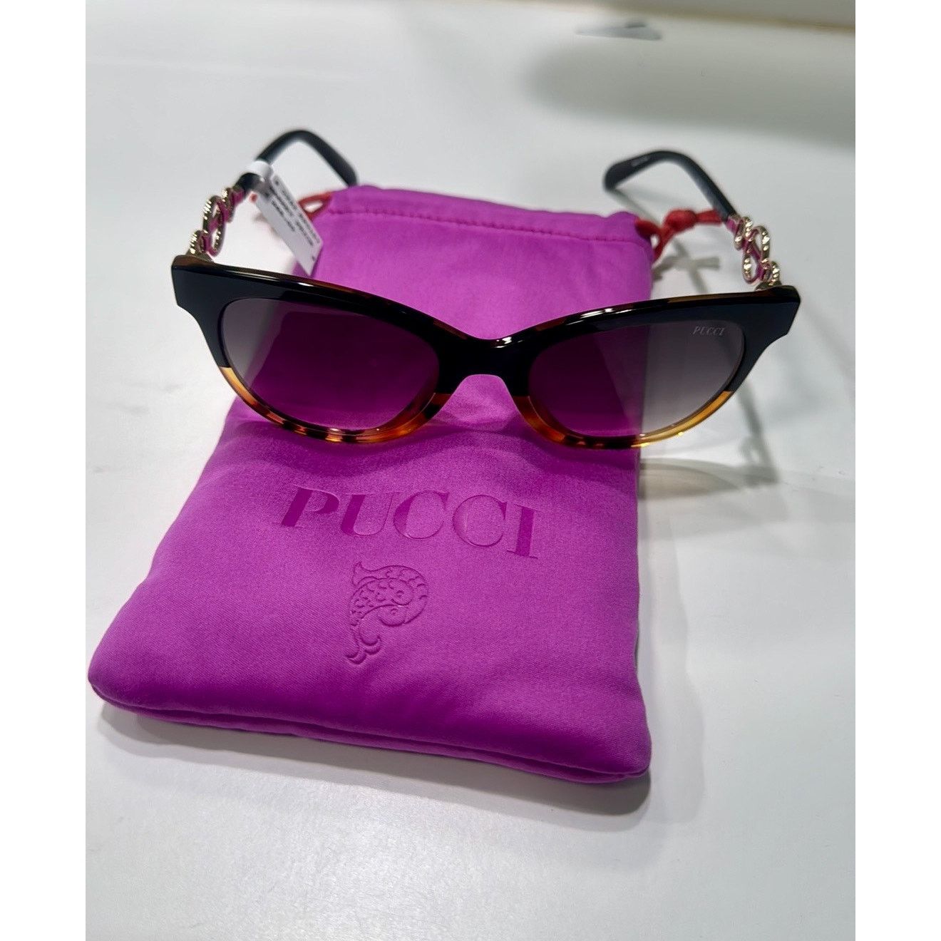 Emilio Pucci Pucci 54MM Cat Eye Sunglasses Size ONE SIZE - 8 Thumbnail