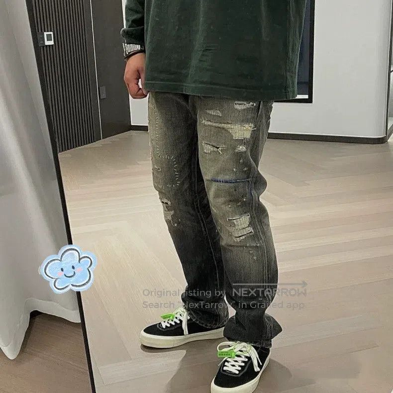 Neighborhood Neighborhood size L 22AW Blue Line Cut King of Denim NBHD Size US 27 - 4 Thumbnail