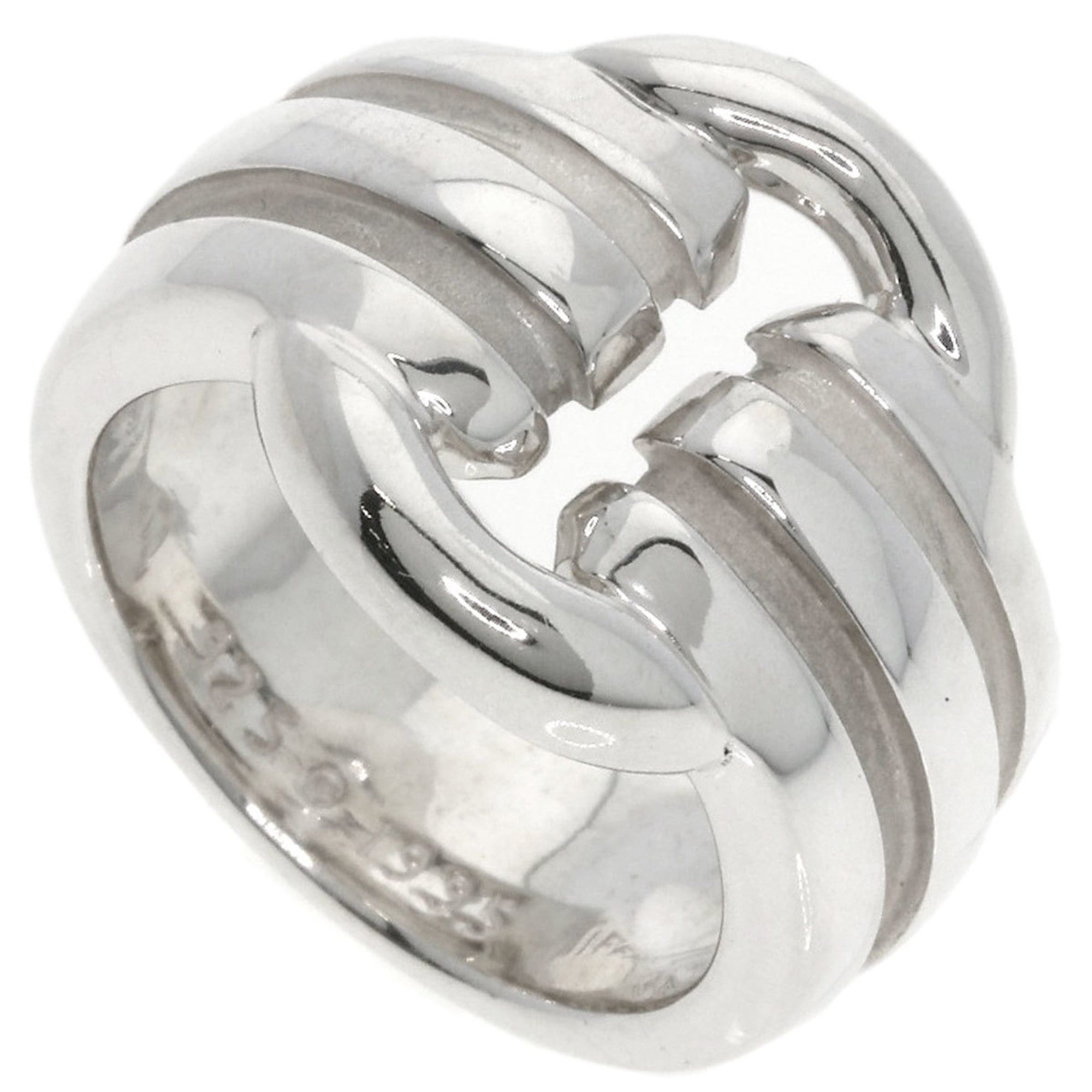 Tiffany & Co. Tiffany Grooved Circle Ring, Silver, Women's, TIFFANY & Co. Size ONE SIZE - 1 Thumbnail