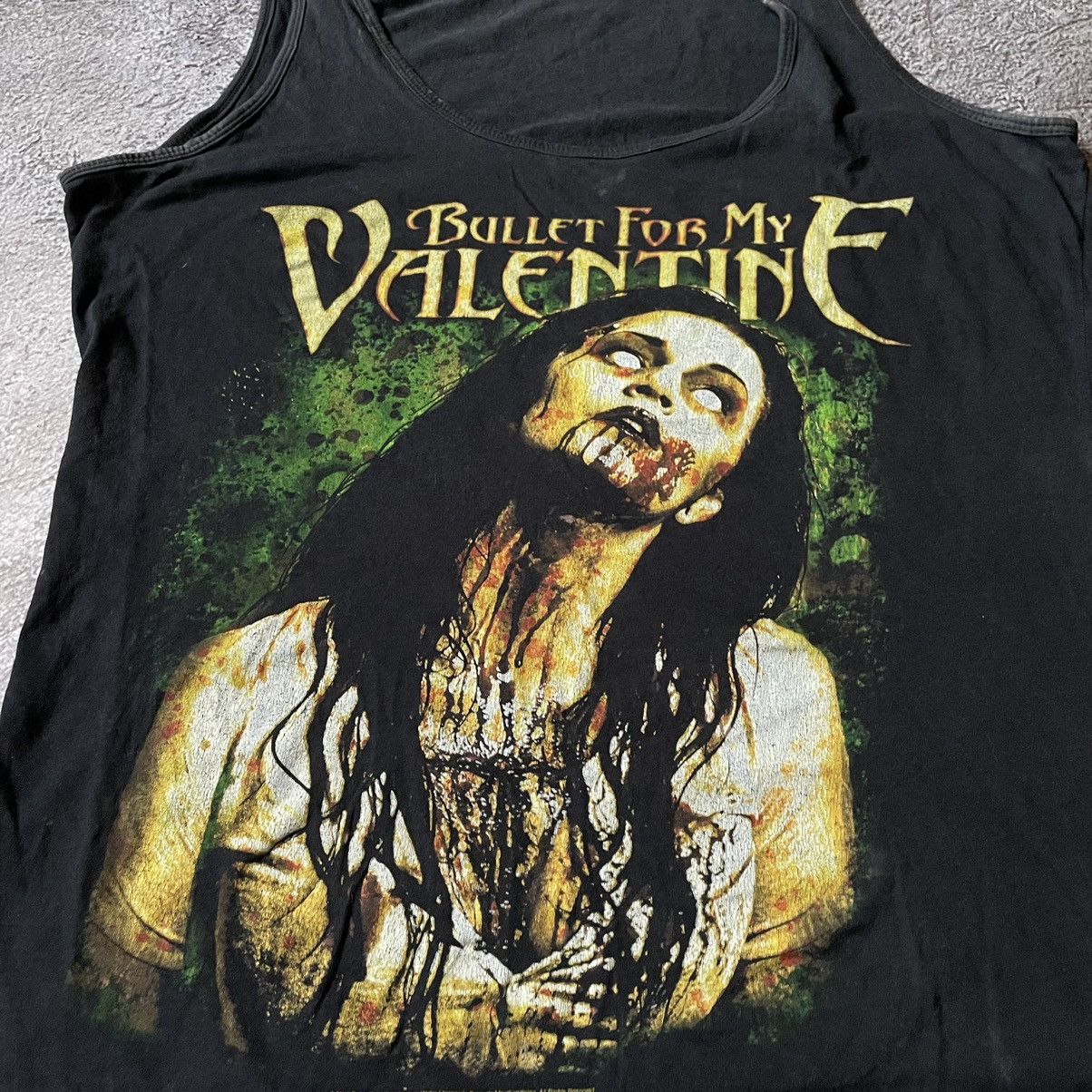 Vintage Vintage Y2K Bullet for My Valentine Band Tee Graphic Dark M Size US M / EU 48-50 / 2 - 3 Thumbnail