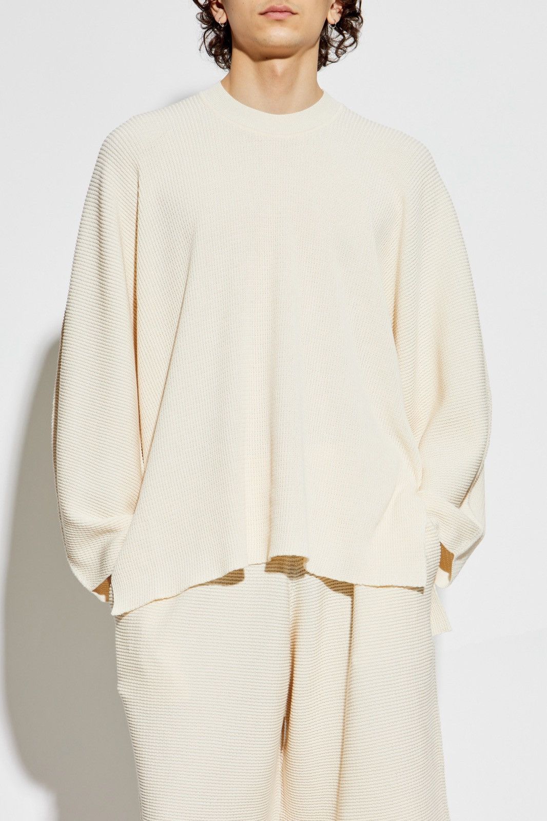 Homme Plisse Issey Miyake Homme Plissé Issey Miyake Baby Blue Sweater Size US S / EU 44-46 / 1 - 7 Thumbnail