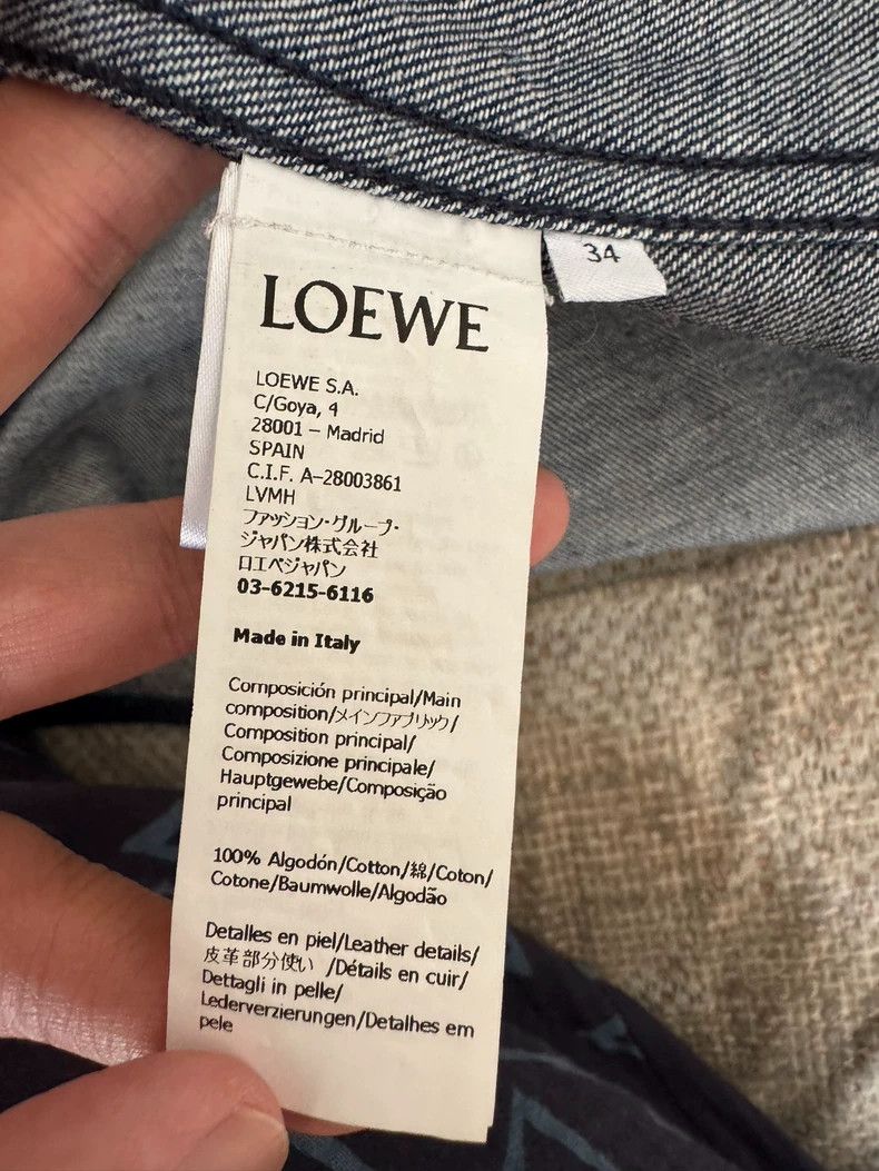 Loewe Howl's moving castleDenim coat shirt jacket