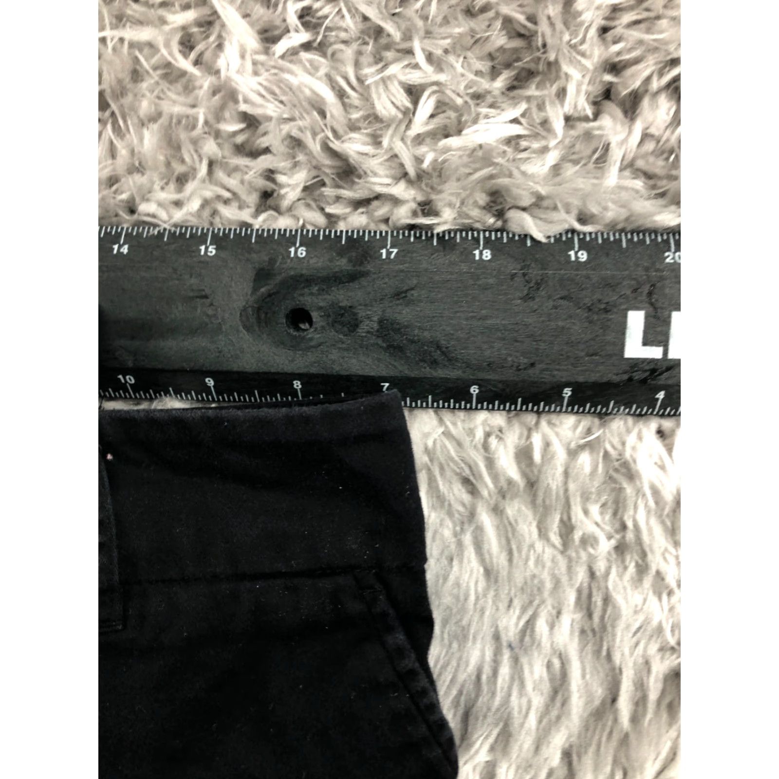 Vintage PER SE Chino Shorts Womens Size 10 Mid Rise Dark Wash Black Size 32" / US 10 / IT 46 - 2 Thumbnail