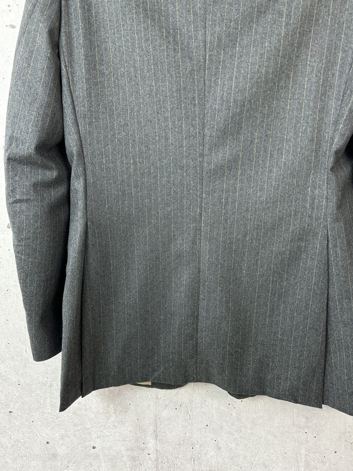 Kilgour Kilgour Wool Grey Stripped Long Sleeve Men’s Button Blazer Size US M / EU 48-50 / 2 - 9 Thumbnail