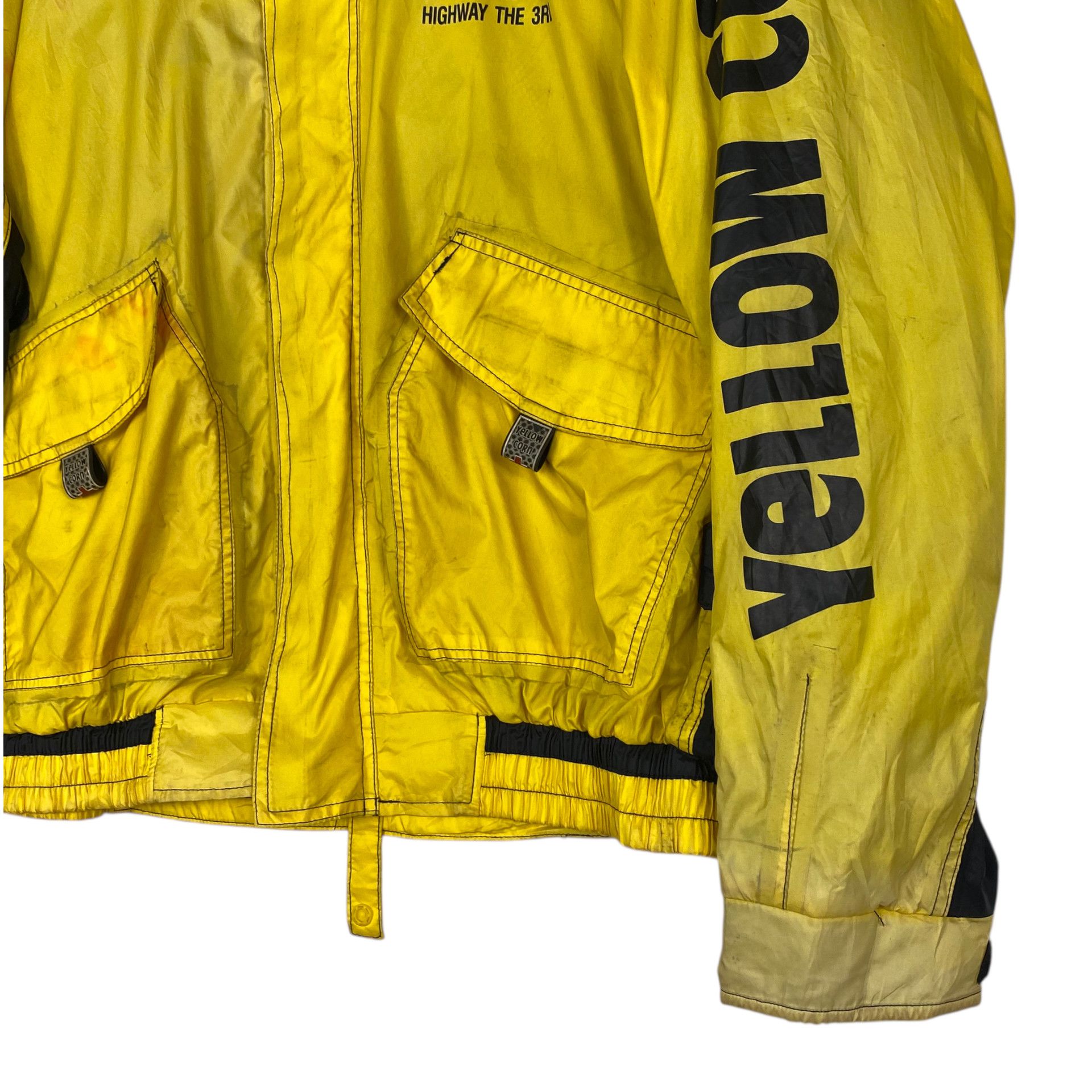 Kadoya 💥YELLOW CORN UTILITY RACING BIKER JACKET Size US XL / EU 56 / 4 - 6 Thumbnail