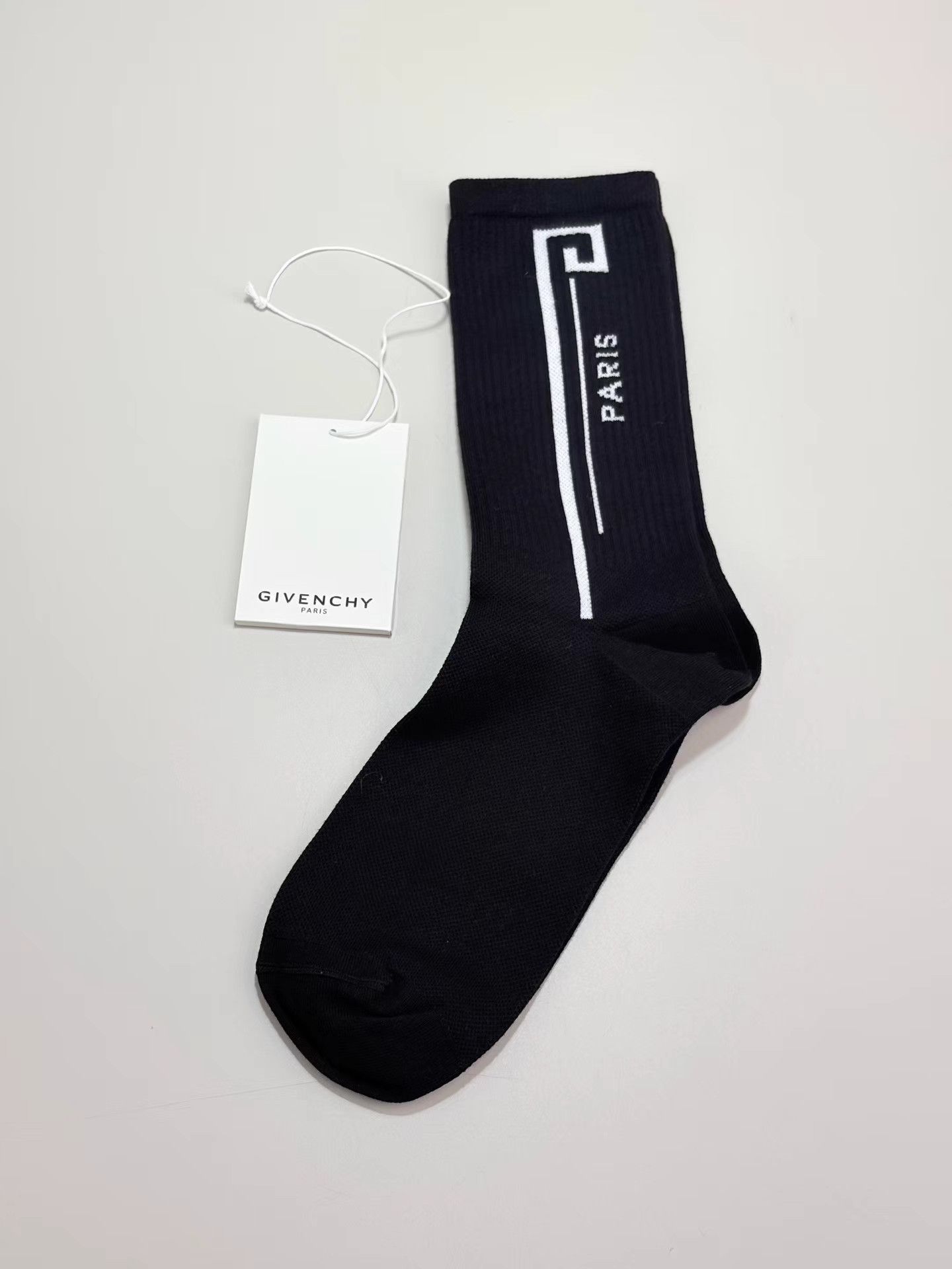 Givenchy Givenchy Black Long Socks Size ONE SIZE - 1 Thumbnail