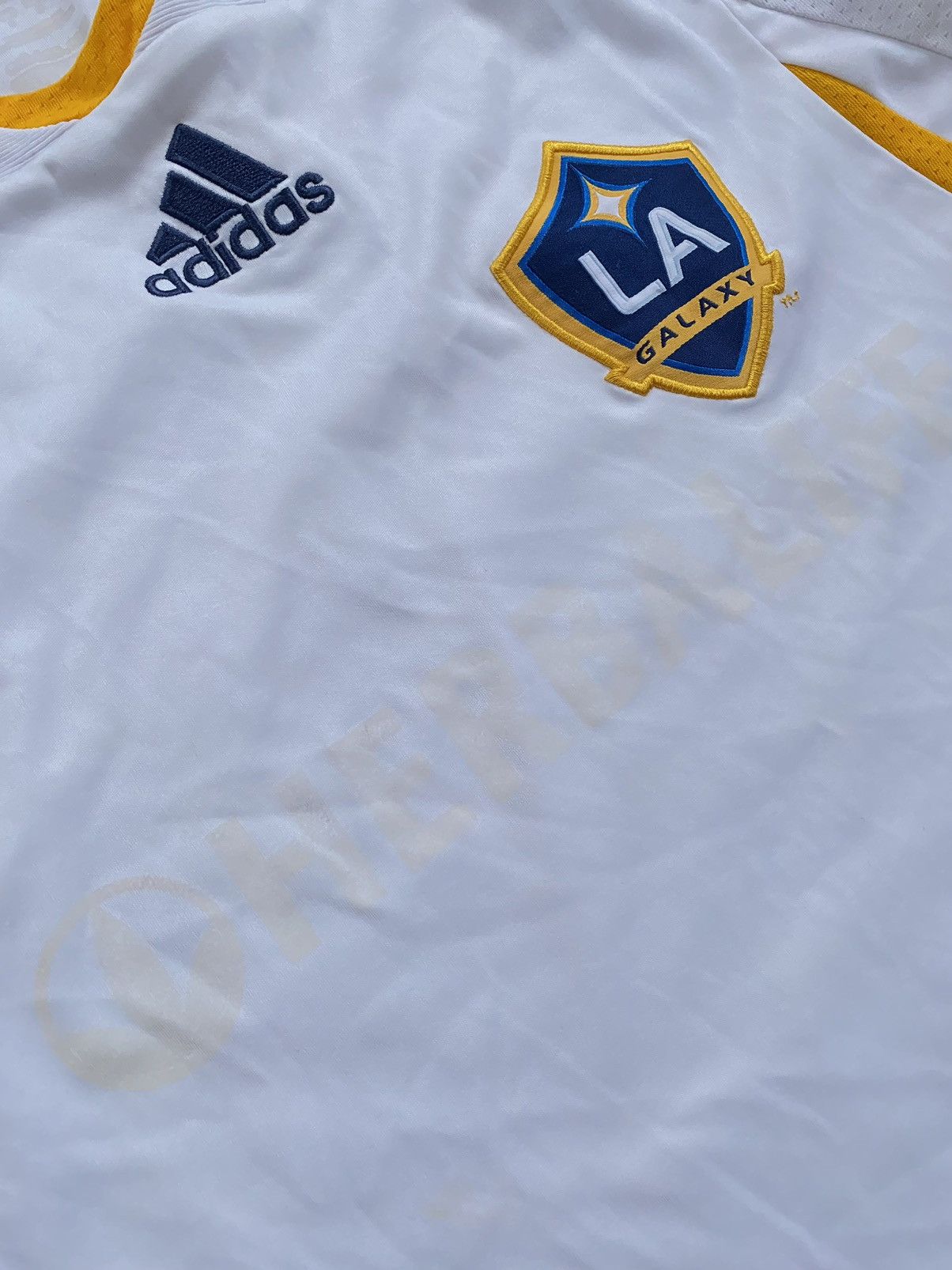 Adidas × David Beckham × Vintage 🫧Beckham LA Galaxy 2007 Football Shirt Jersey Adidas Size US S / EU 44-46 / 1 - 4 Thumbnail