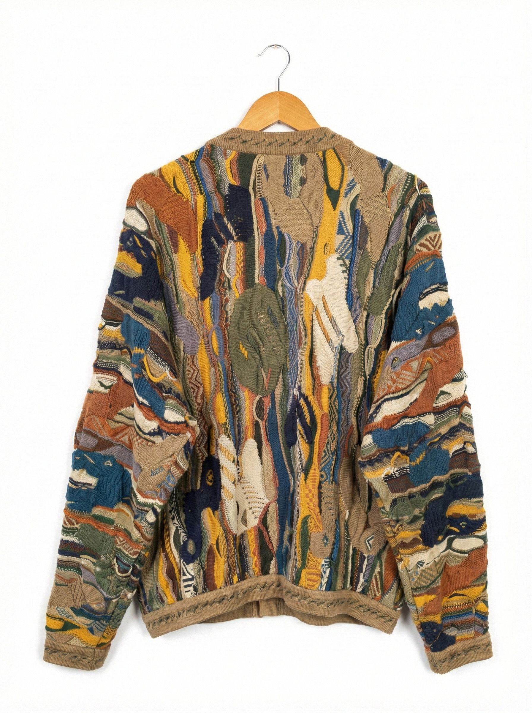 Coogi Vintage 90s COOGI Cardigan Mercerized Cotton Notorious Size US XL / EU 56 / 4 - 2 Thumbnail