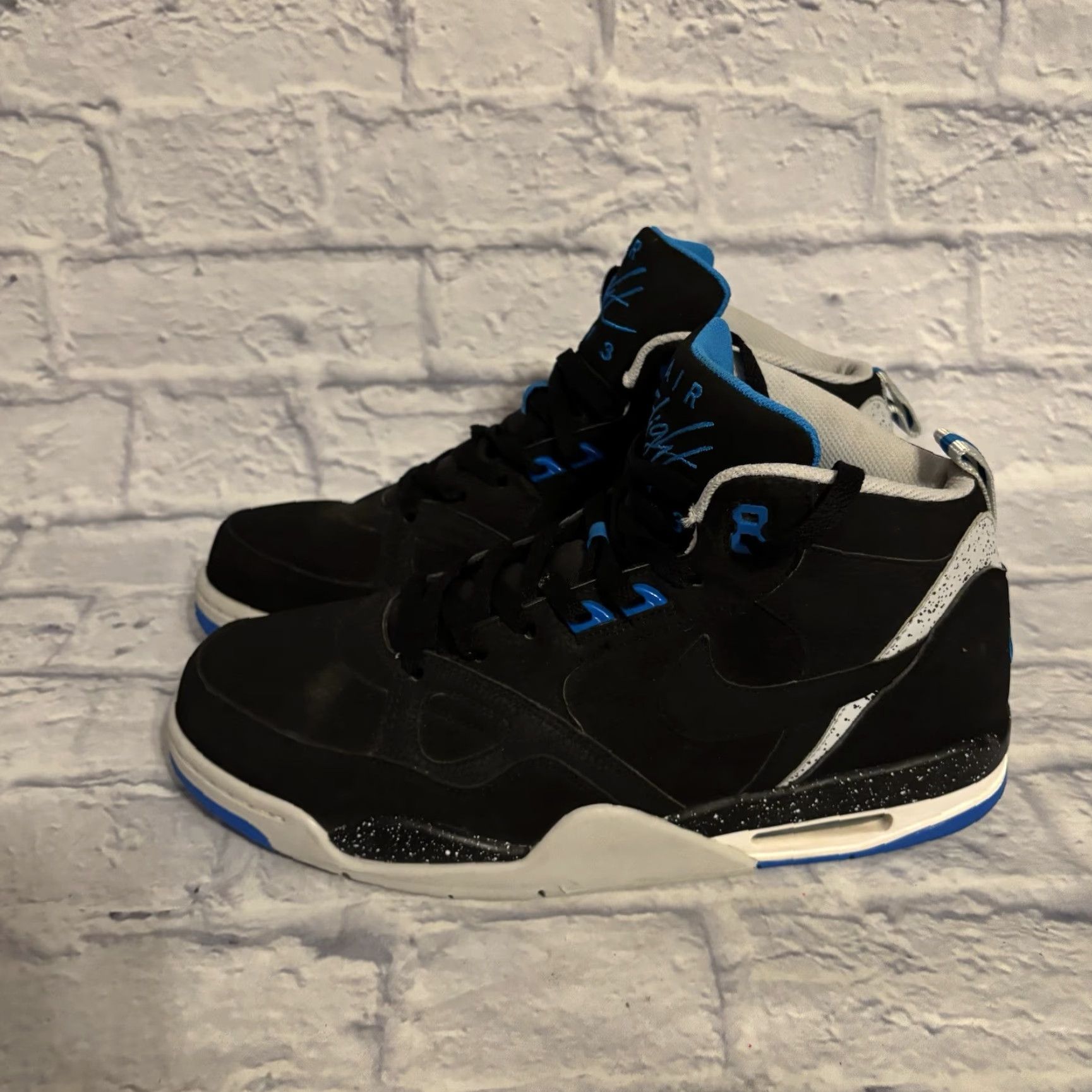 Nike Nike Air Flight ’13 Mid Black Photo Blue 579961-001 Men’s US Size 11 Size US 11 / EU 44 - 6 Thumbnail