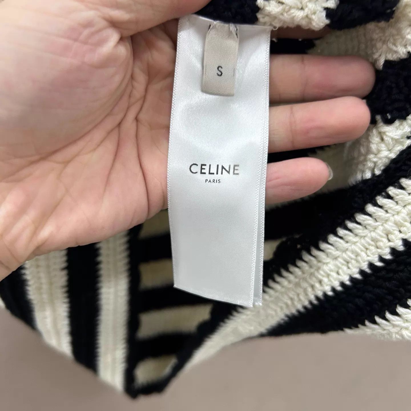 Celine Celine Triomphe Logo Striped Sleeveless Dress 99 New S Size S / US 4 / IT 40 - 4 Thumbnail