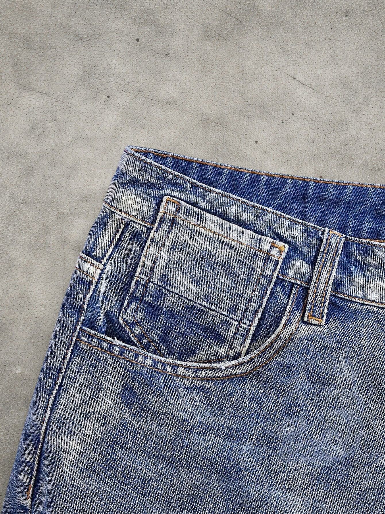 Vintage Washed denim shorts Size US 32 / EU 48 - 3 Thumbnail