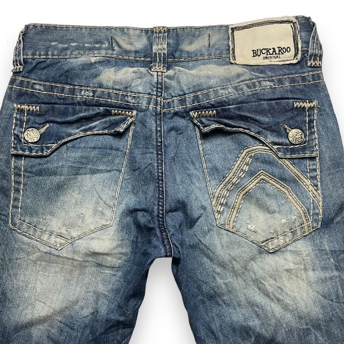 If Six Was Nine VINTAGE BUCKAROO WASHED DENIM PANTS Size US 32 / EU 48 - 11 Thumbnail