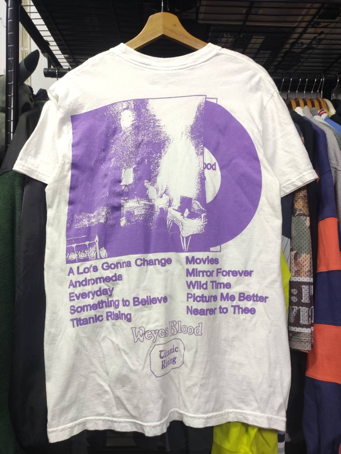 Online Ceramics Weyes Blood Titanic Rising Anniversary True Love T-Shirt Size US M / EU 48-50 / 2 - 2 Thumbnail