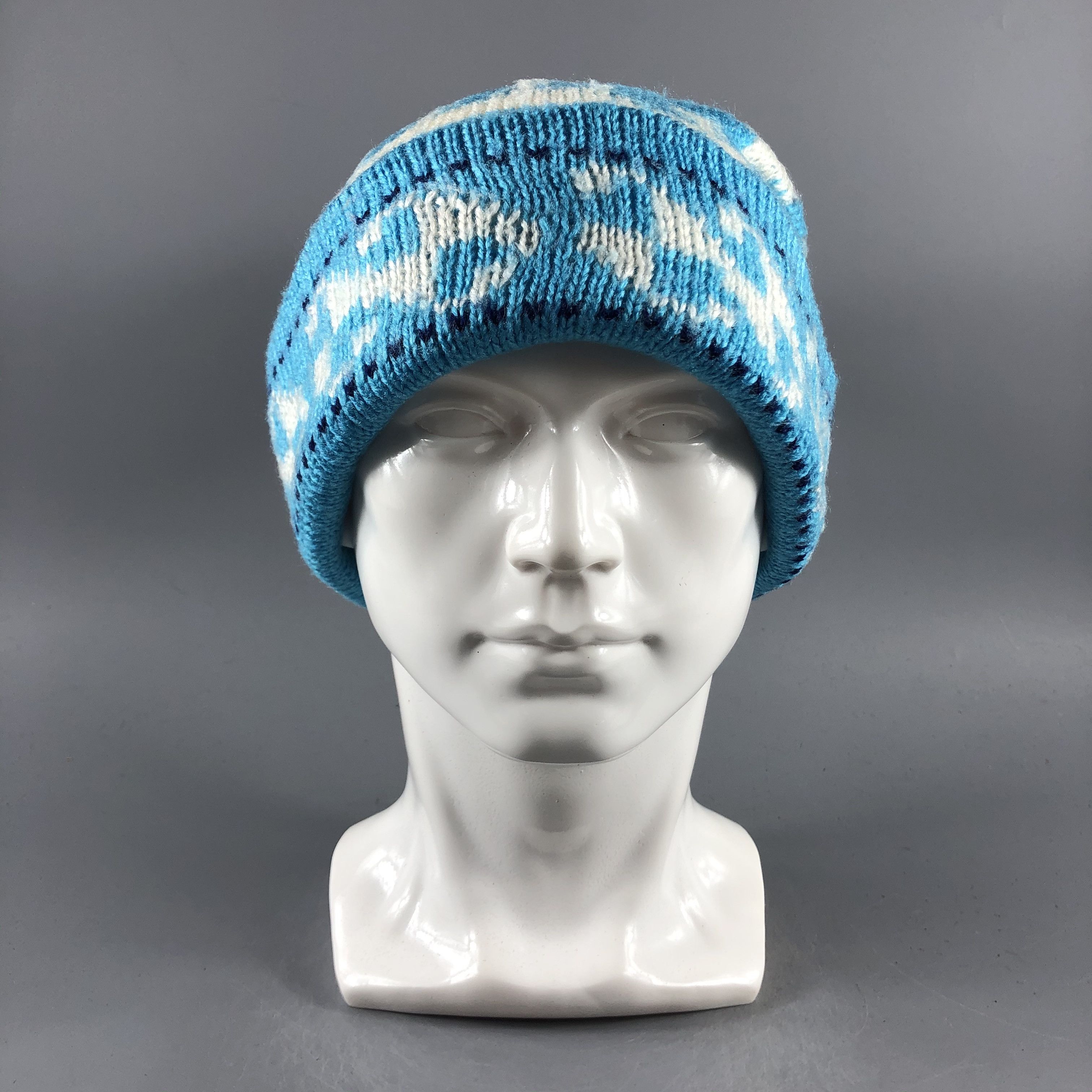 Japanese Brand × Vintage unknown Christmas Bobble Beanie Snow Hat Snow Cap -D491 Size ONE SIZE - 7 Thumbnail