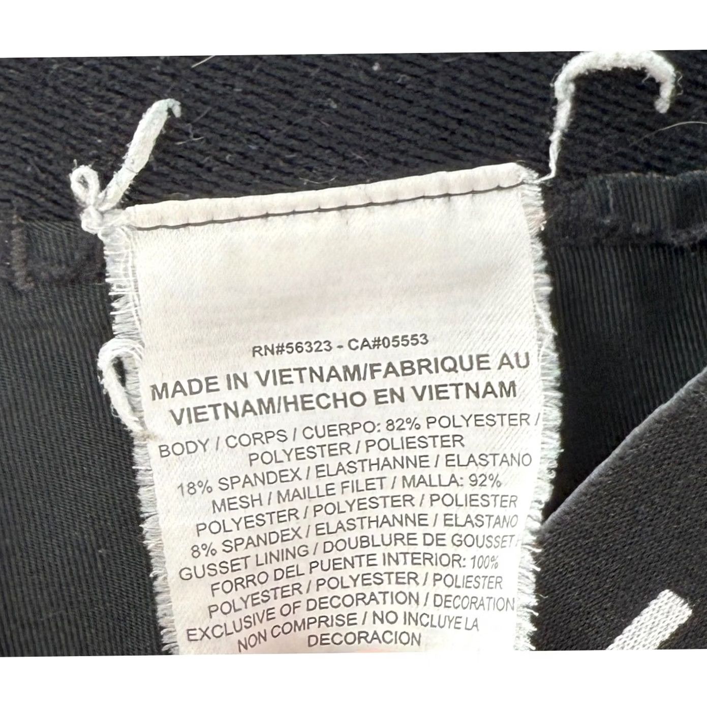 Nike Nike Cropped Womens L Black Pro Training Leggings Women White Logo Athletic Apparel Size 36" / US 14 / IT 50 - 3 Thumbnail
