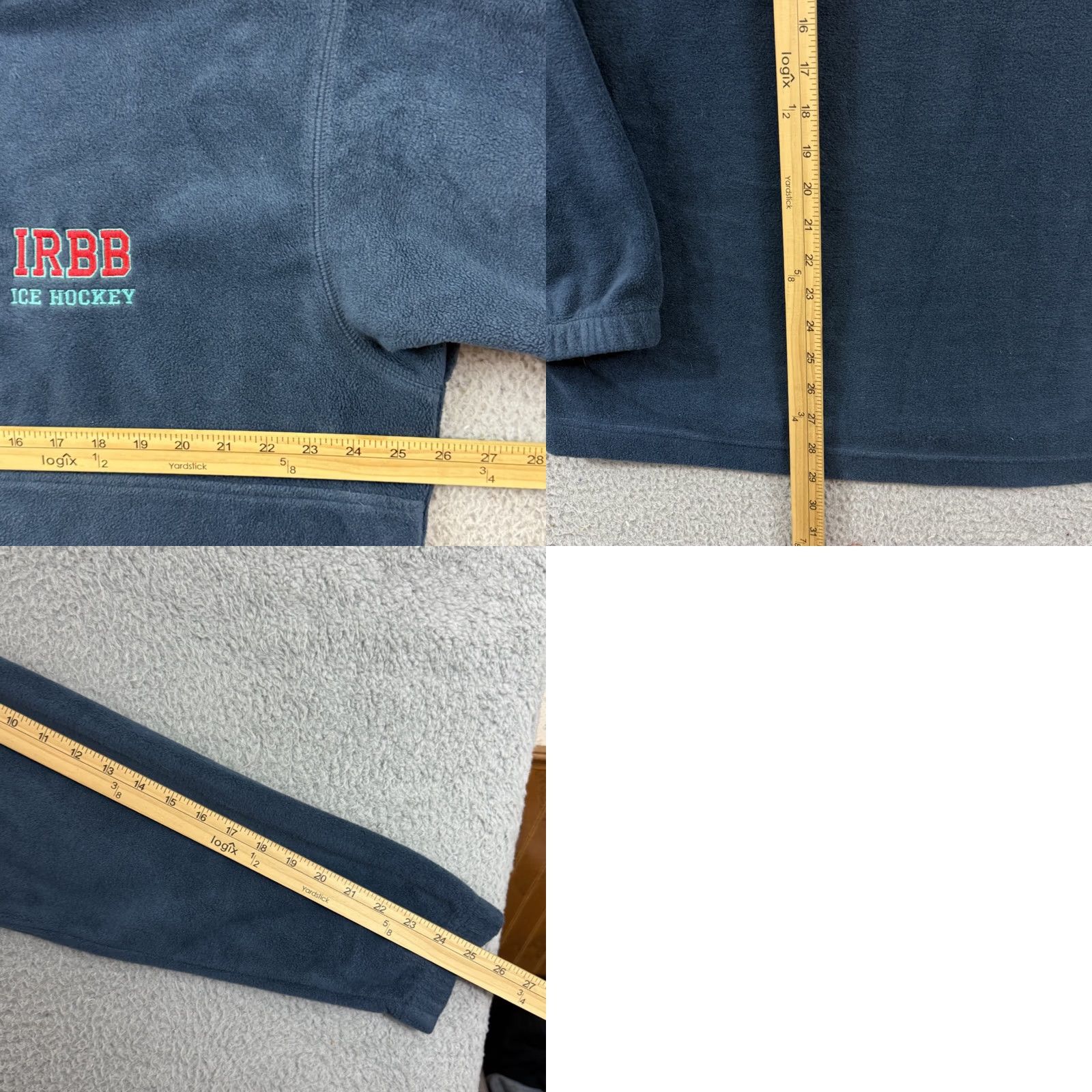 Eddie Bauer Eddie Bauer Sweater Mens Large Blue 1/4 Zip Fleece Pullover Long Sleeve Shirt Knit Mock Neck Casual Business Formal Travel Outdoor Pattern Solid Size US L / EU 52-54 / 3 - 8 Thumbnail