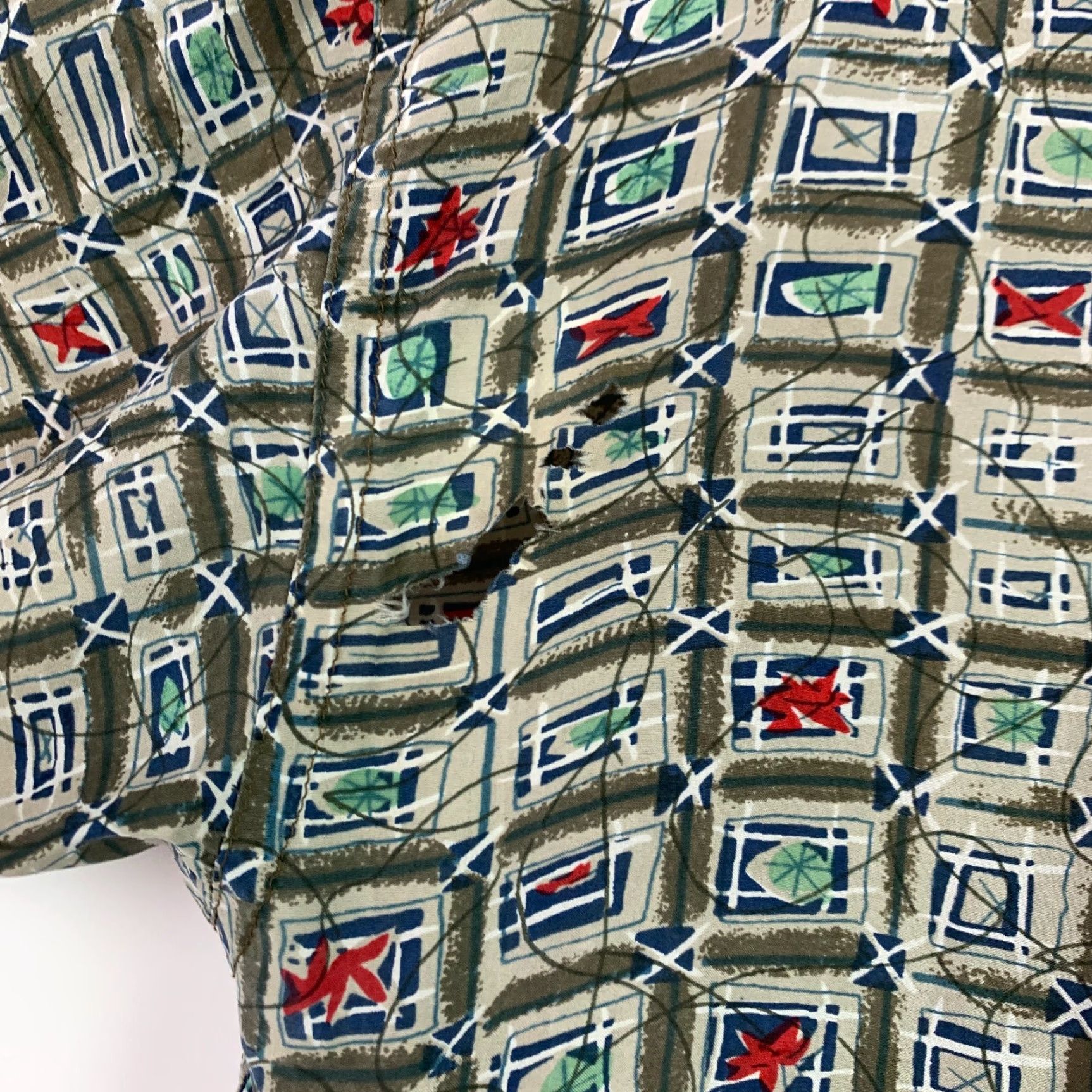 Vintage VINTAGE Montage Pour Homme Silk Funky Rad Geometric Button Up Shirt Mens M Size US M / EU 48-50 / 2 - 7 Thumbnail