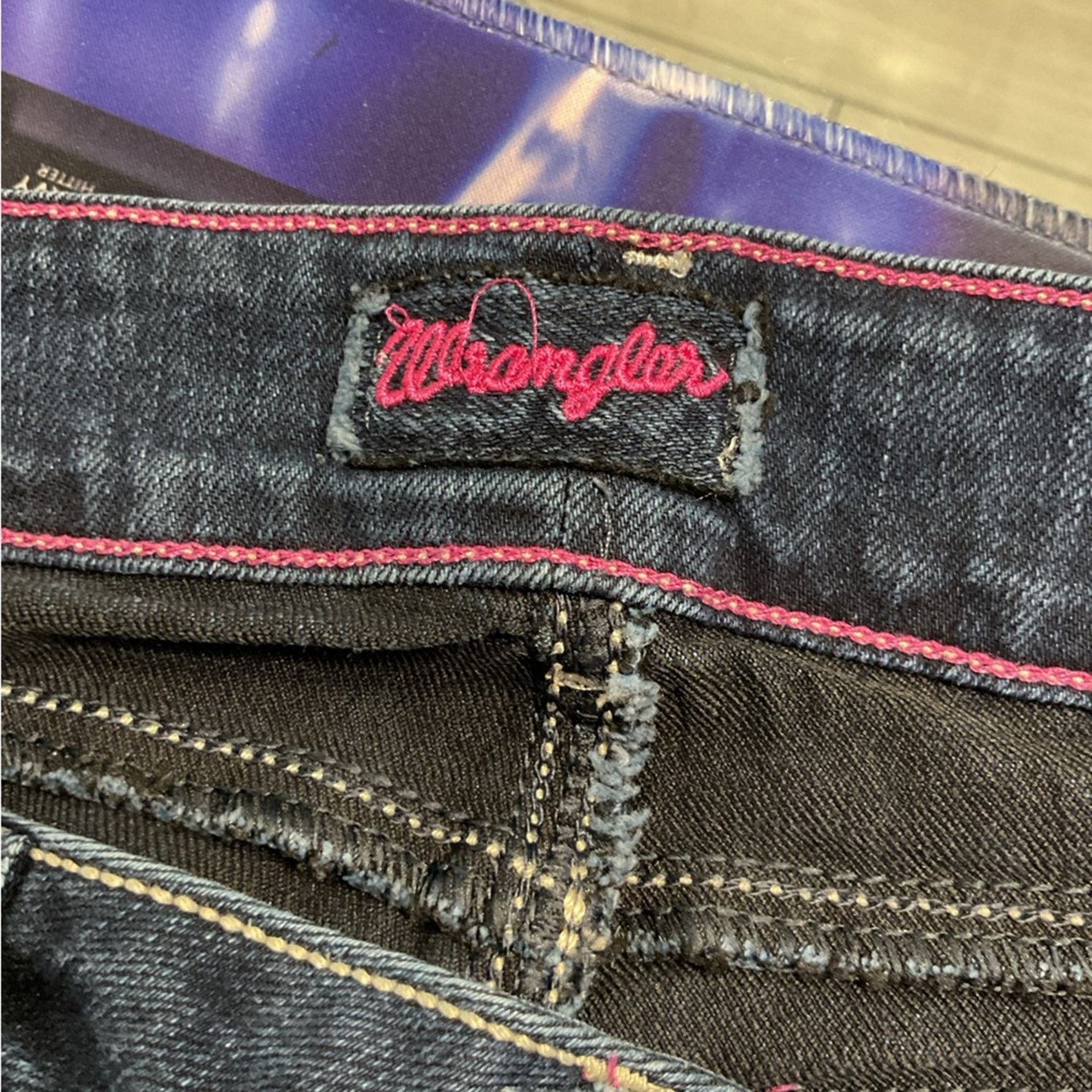 Wrangler Vintage Y2K Junior Wrangler Dark Wash Jeans Size 30" / US 8 / IT 44 - 3 Thumbnail