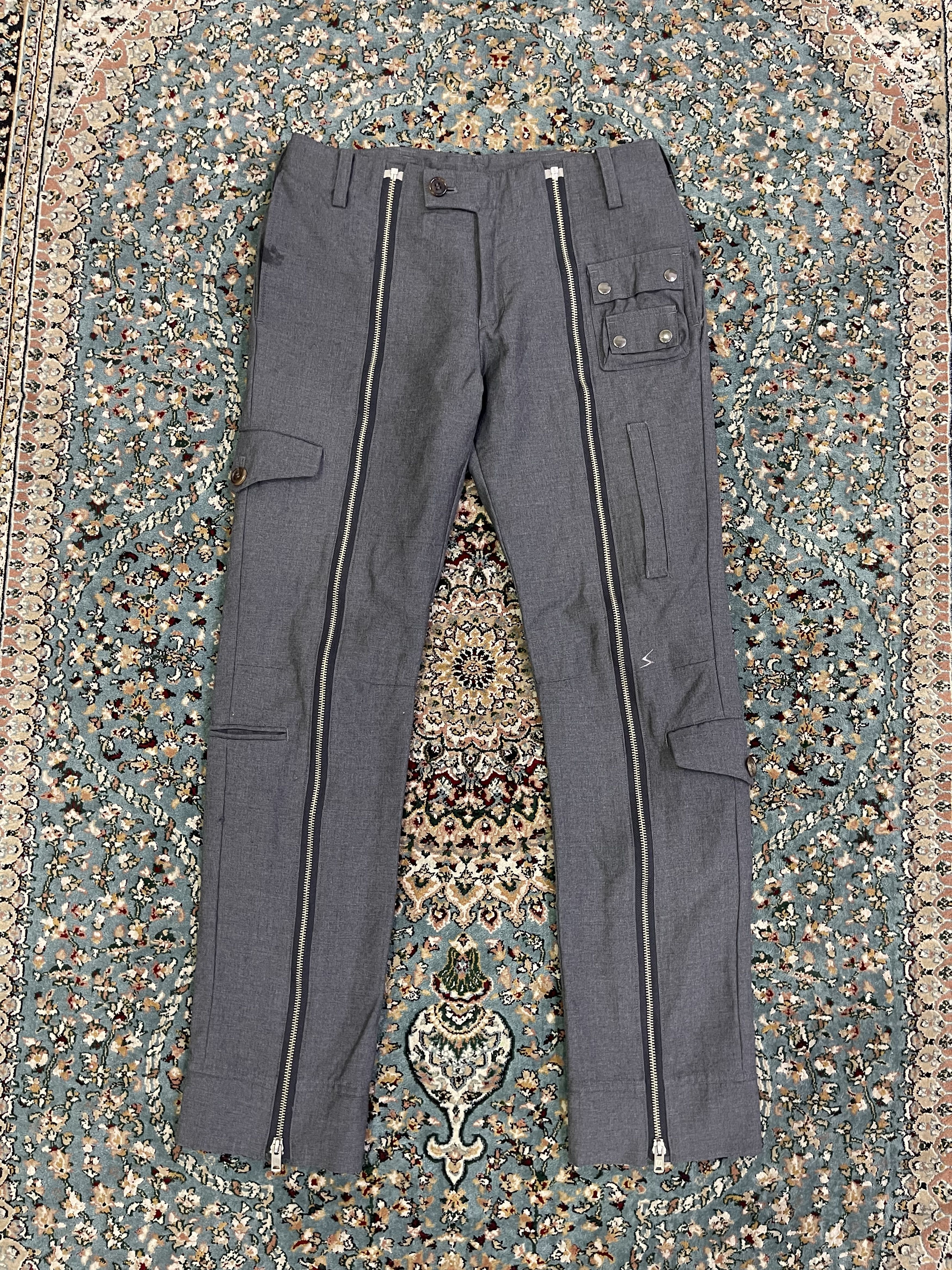 Undercover Undercover 08AW Underman G DoubleLine Zip Cargo Pant Size US 29 - 1 Thumbnail