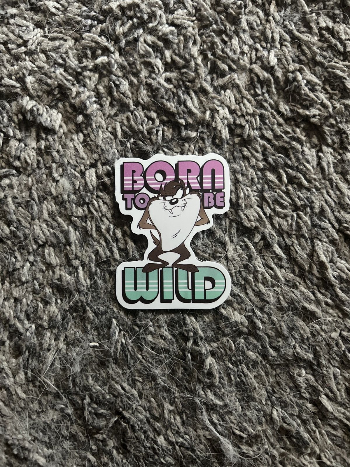Hypebeast × Vintage Looney Tunes Taz Born To Be Wild Sticker Size ONE SIZE - 1 Thumbnail