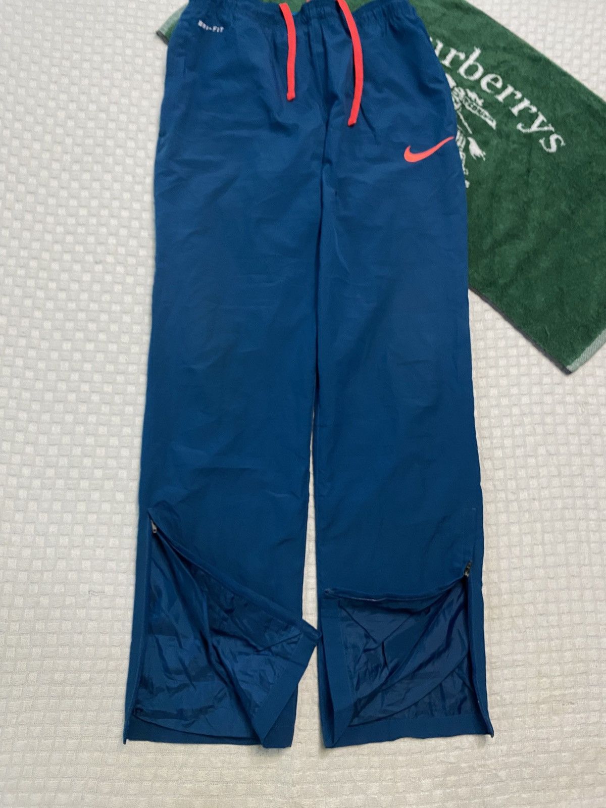 NOCTA × Nike 💥 VINTAGE NIKE 90S BAGGY WIDE LEG SWOOSH TRACK PANTS Y2K Size US 36 / EU 52 - 9 Thumbnail