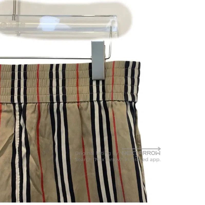Burberry Burberry Men's Summer Khaki Stripe Shorts. Size US 32 / EU 48 - 3 Thumbnail