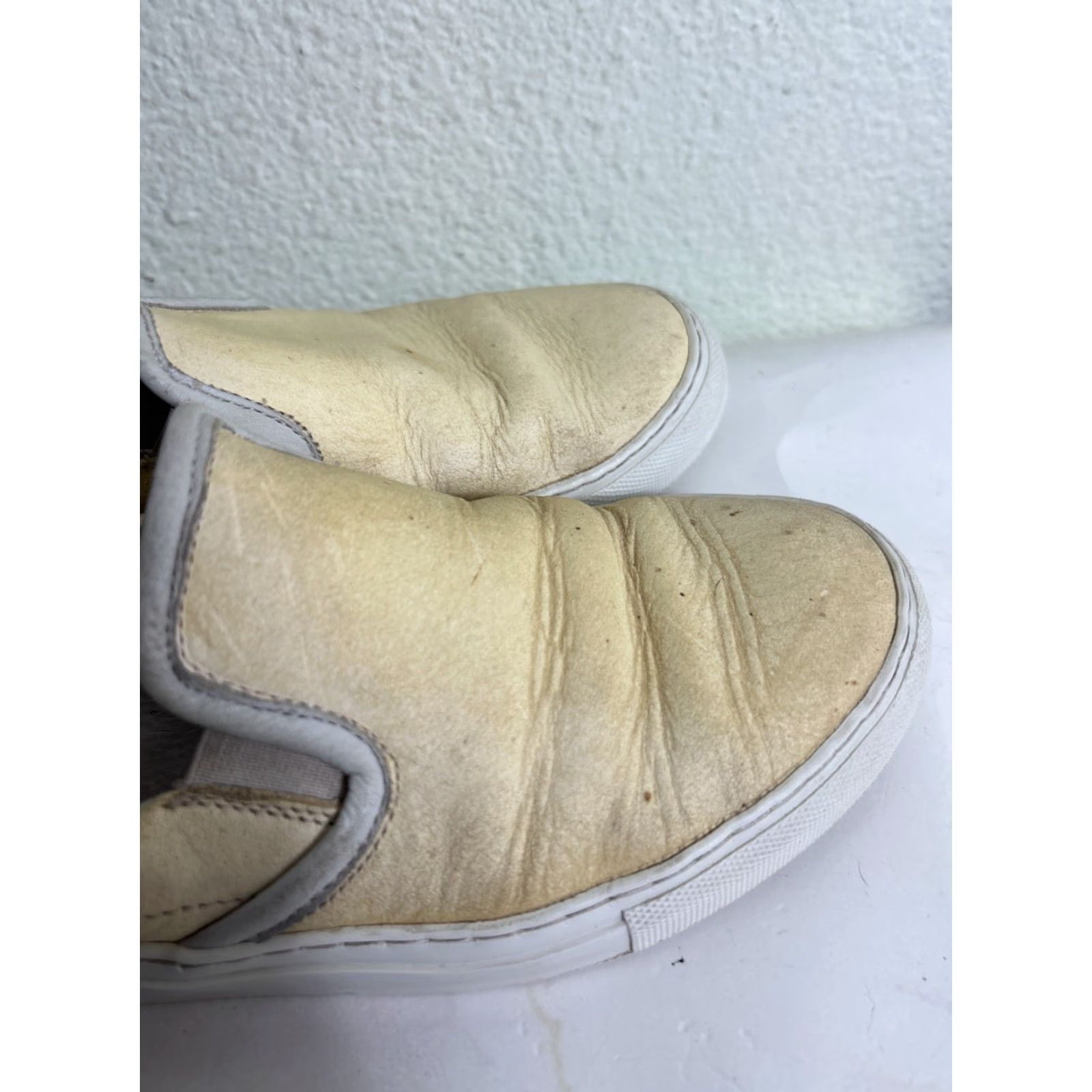 Diemme Diemme Footwear Womens Slip On Sneaker Garda Leather Taupe Beige Size 39 US 8 Womens Sneaker Casual Shoes Size US 8 / IT 38 - 2 Thumbnail