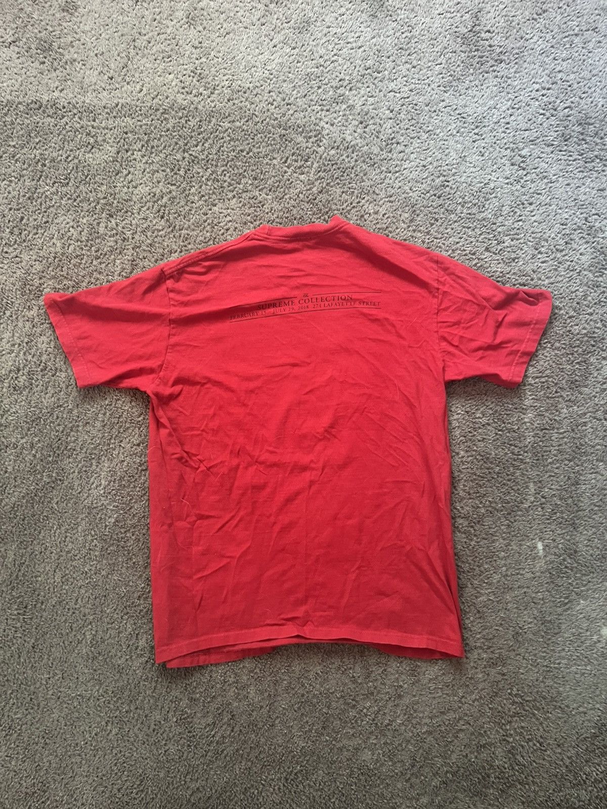 Supreme SS18 Red Cards Tee Size US M / EU 48-50 / 2 - 2 Thumbnail