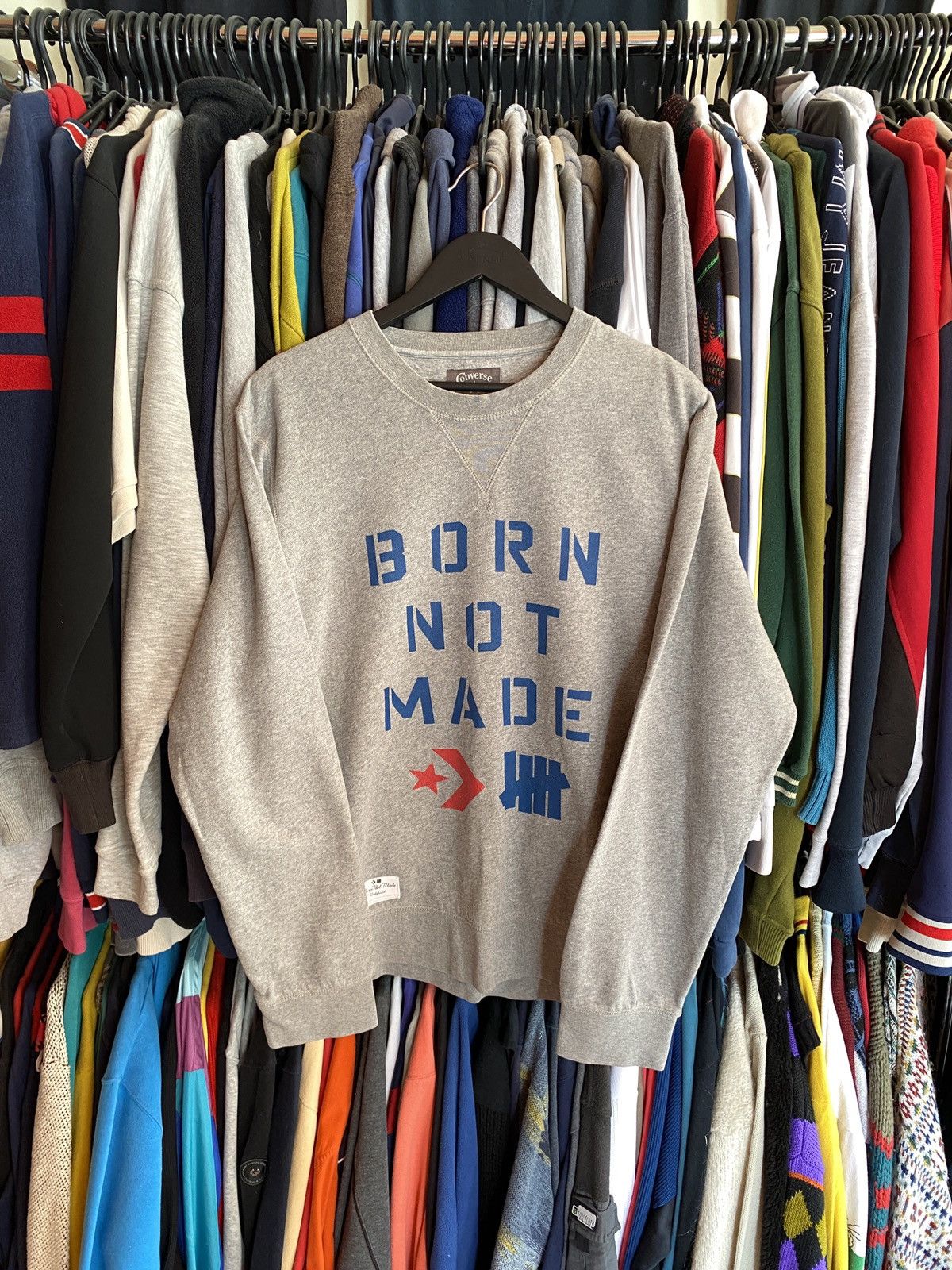 Converse × Undefeated CONVERSE X UNDEFEATED VINTAGE SWEATSHIRT Y2k Size US L / EU 52-54 / 3 - 1 Thumbnail