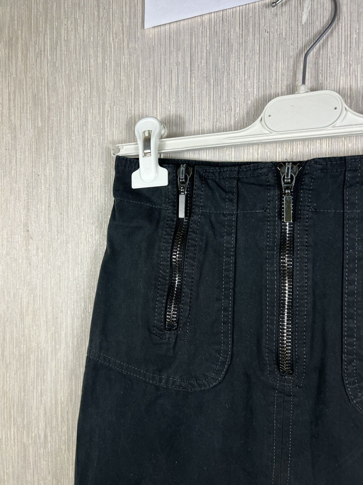 plein sud Plein sud jeanius 3 front zippers mini skirt y2k avant garde Size 26" / US 2 / IT 38 - 6 Thumbnail