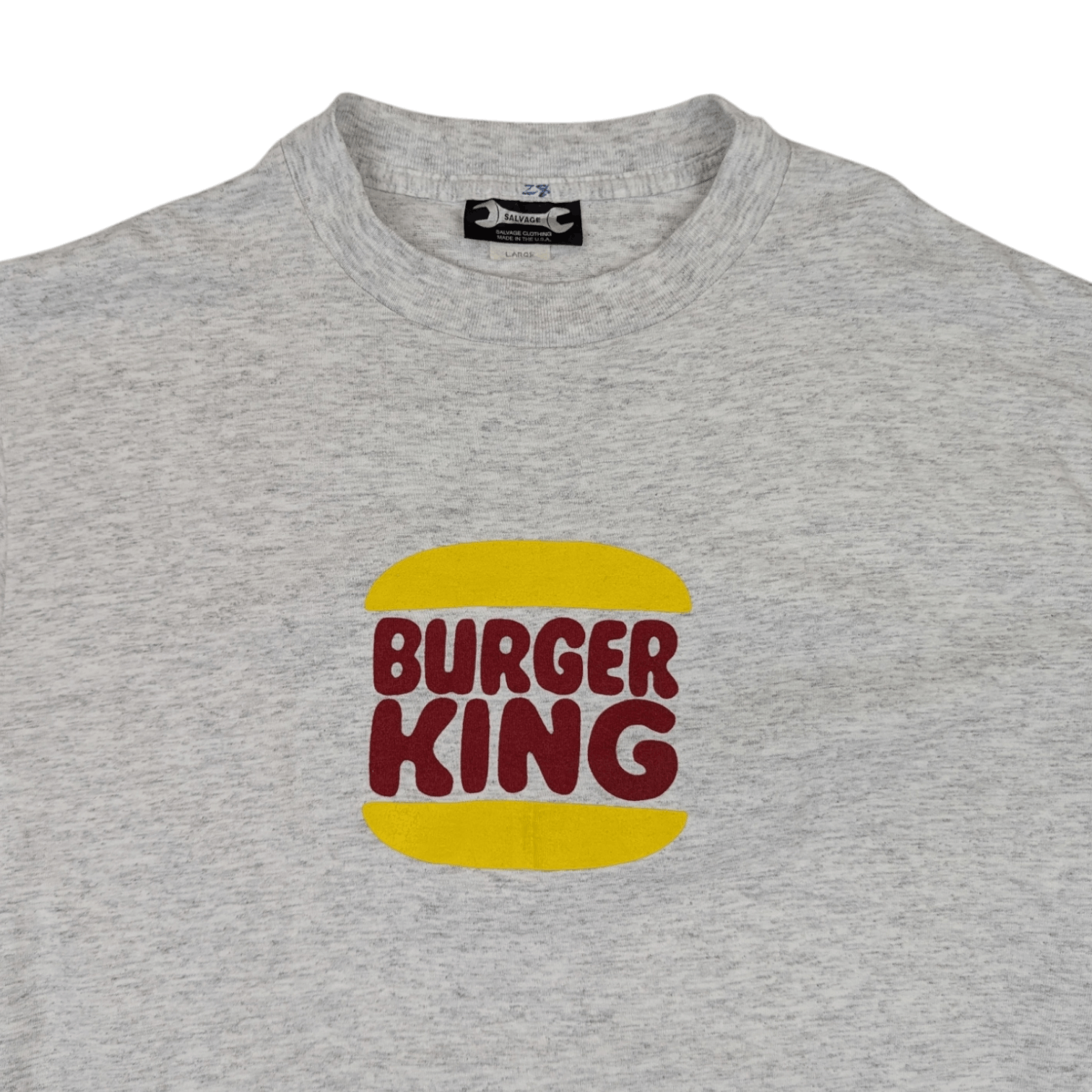 Vintage Vintage 90's BURGER KING T-Shirt Single Stitches Tee Size US L / EU 52-54 / 3 - 4 Thumbnail