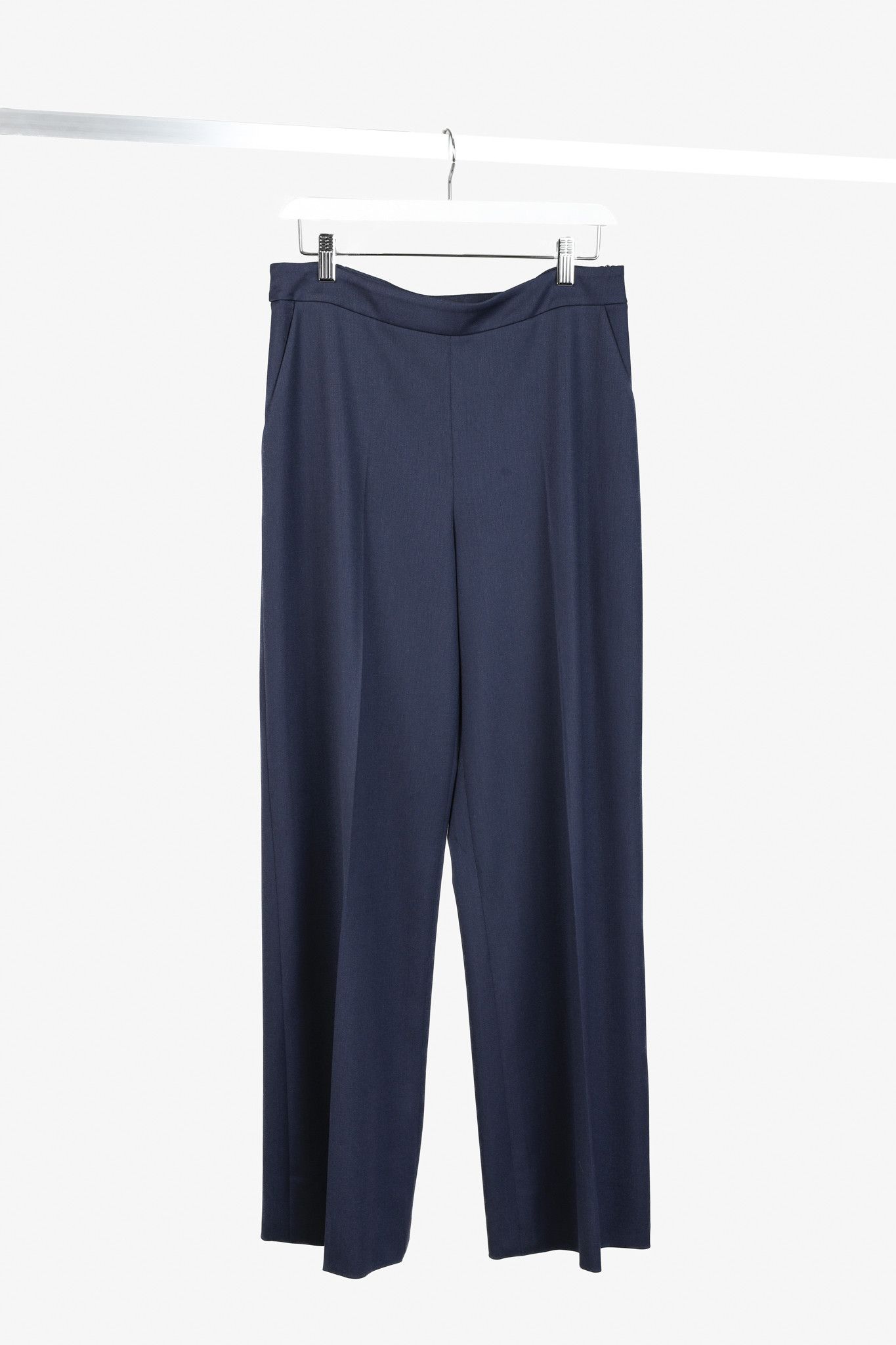 Oscar De La Renta Oscar de la Renta Blue Wide Pant Size 30" / US 8 / IT 44 - 1 Thumbnail
