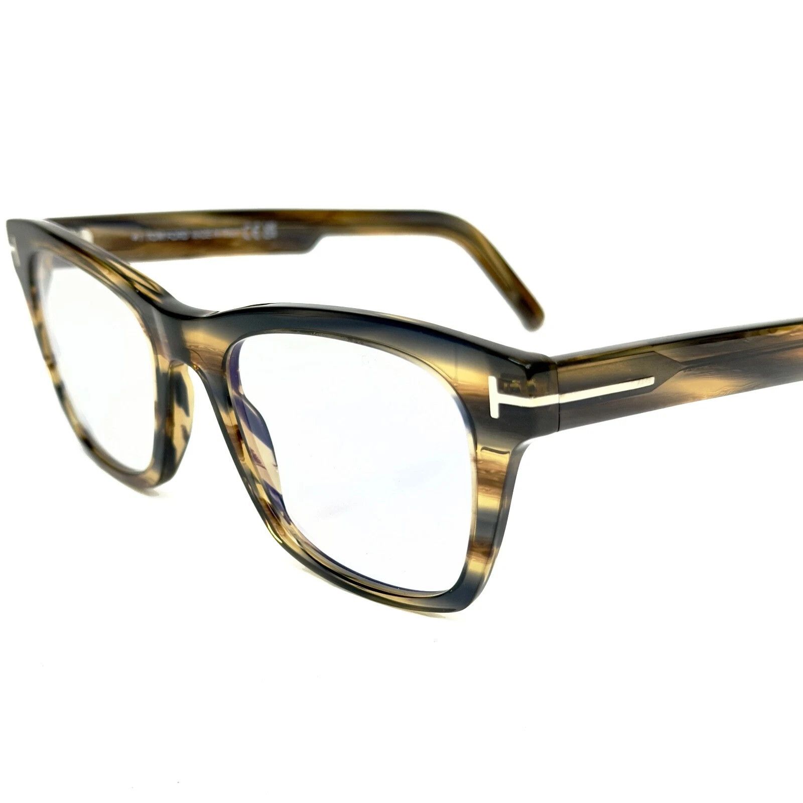 Tom Ford TOM FORD TF5886B 045 Brown Horn Optical Eyeglass 5886 FT5886 Size ONE SIZE - 7 Thumbnail