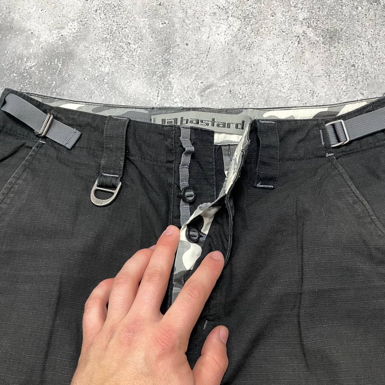 Japanese Brand Bastard Cotton Ripstop Cargo Pants Faded Black Size W30 L31 Size US 30 / EU 46 - 14 Thumbnail