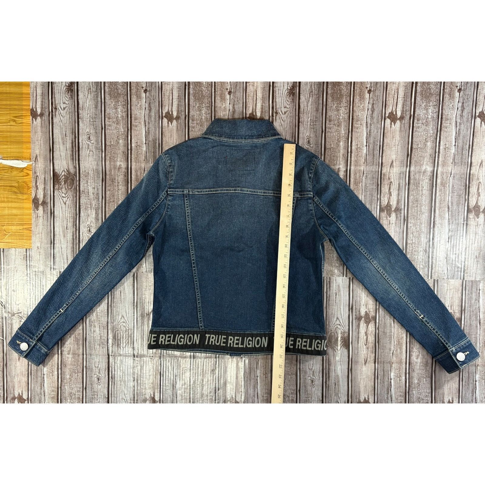 True Religion True Religion Jesse SN Slim Denim Jacket size S color blue N Size S / US 4 / IT 40 - 5 Thumbnail