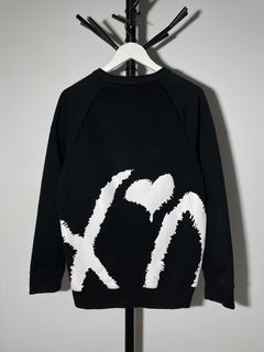 The Weeknd XO x H&M multi logo gray hoodie