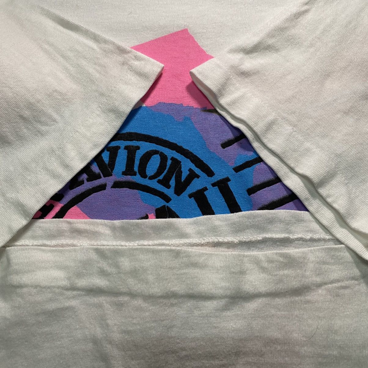 Hanes × Vintage Vintage 80’s Hawaii Par.Avion Honolulu T Shirt Size US M / EU 48-50 / 2 - 9 Thumbnail